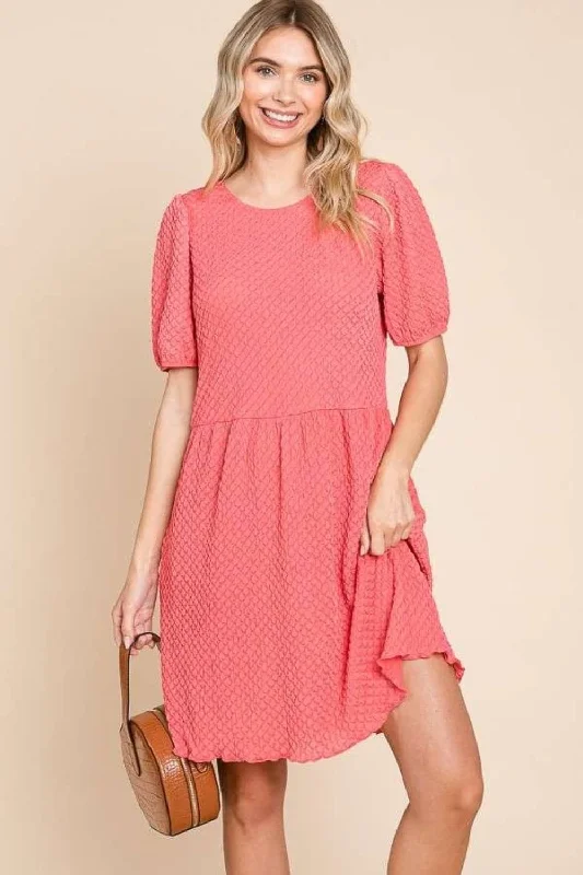 Culture Code puff sleeve dress